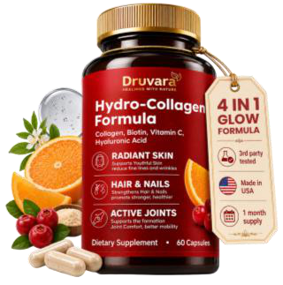 Druvara Hydro-Collagen Formula product artwork